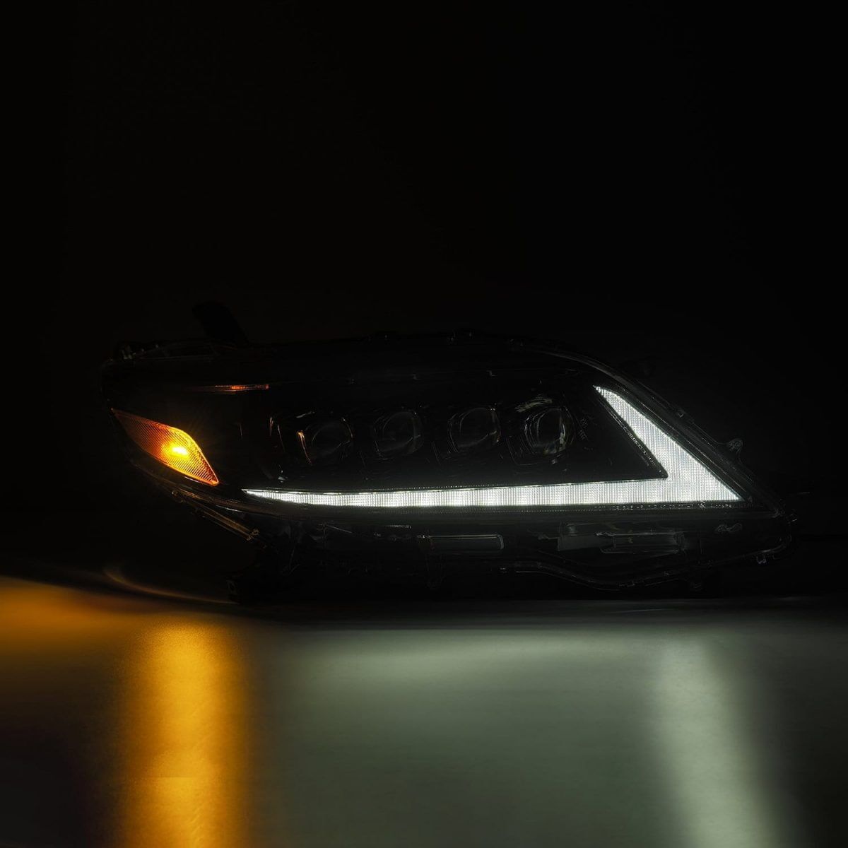 11-20 Toyota Sienna NOVA-Series LED Projector Headlights Alpha-Black by AlphaRex