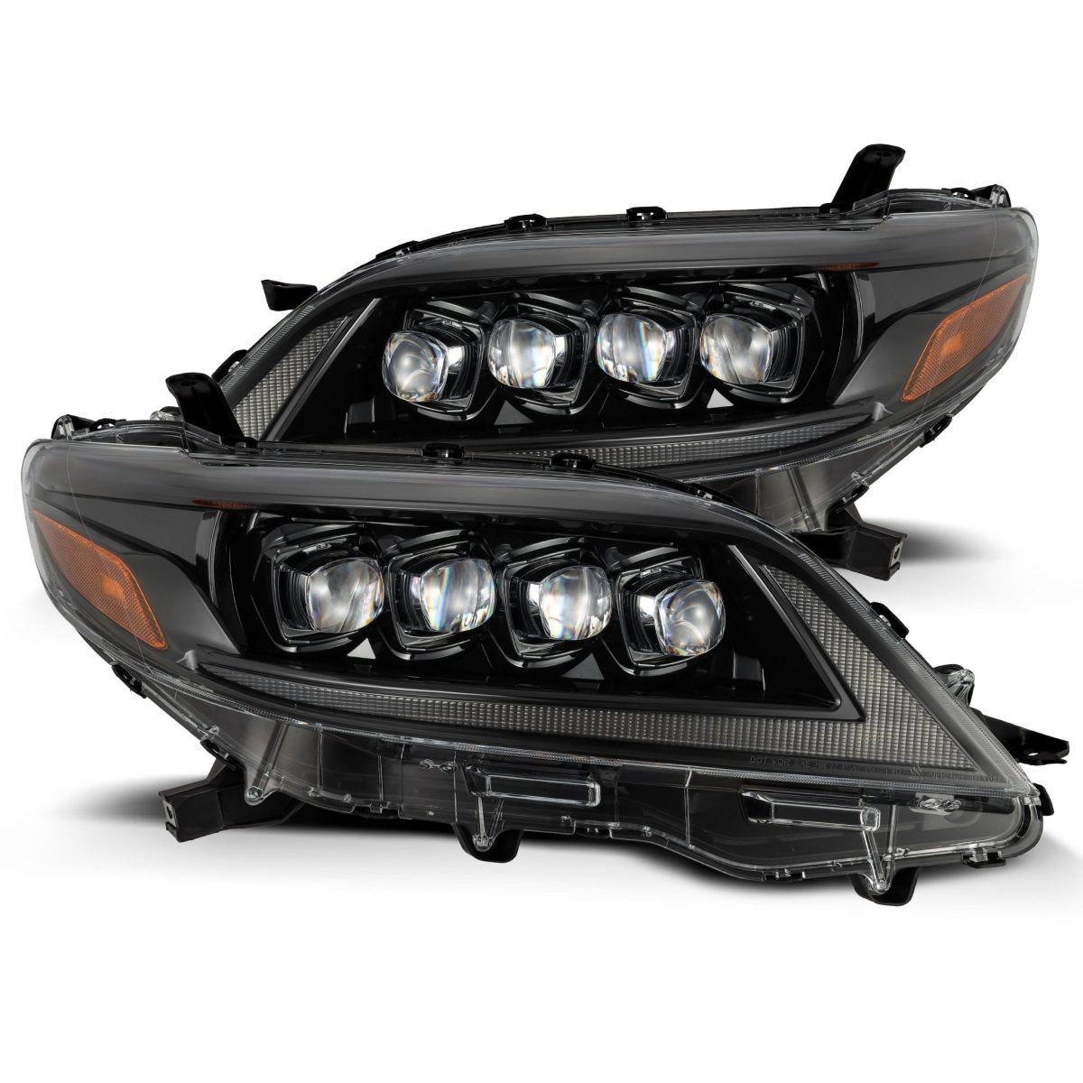 11-20 Toyota Sienna NOVA-Series LED Projector Headlights Alpha-Black by AlphaRex - 880767