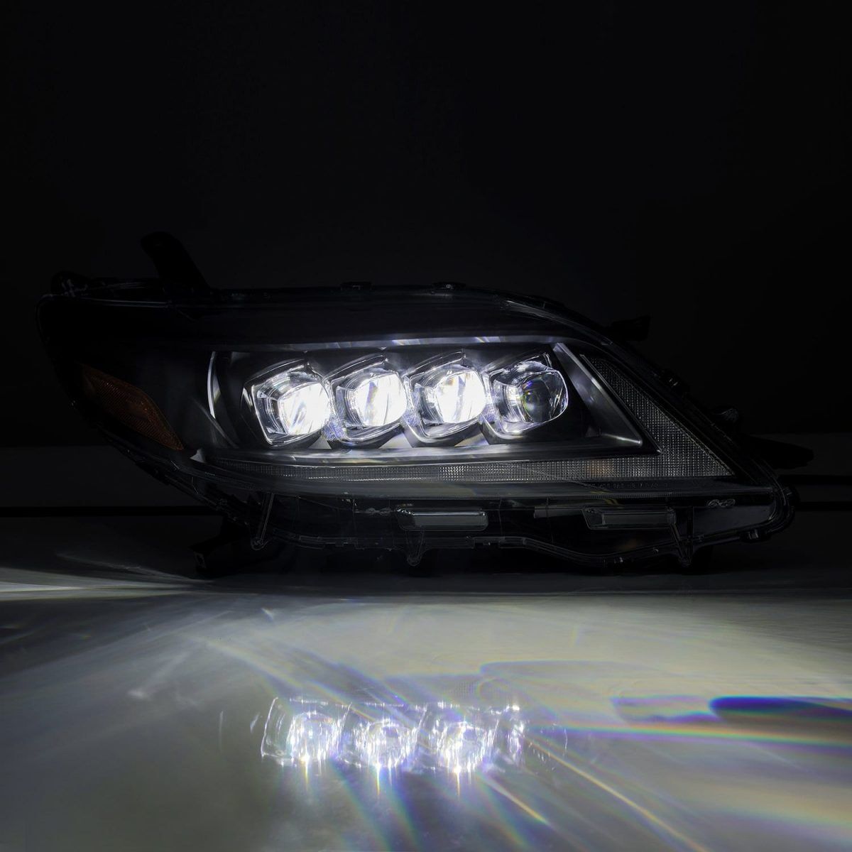 11-20 Toyota Sienna NOVA-Series LED Projector Headlights Black by AlphaRex