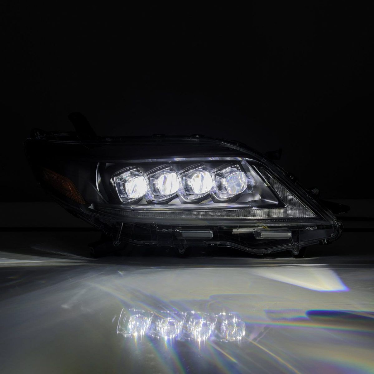 11-20 Toyota Sienna NOVA-Series LED Projector Headlights Black by AlphaRex