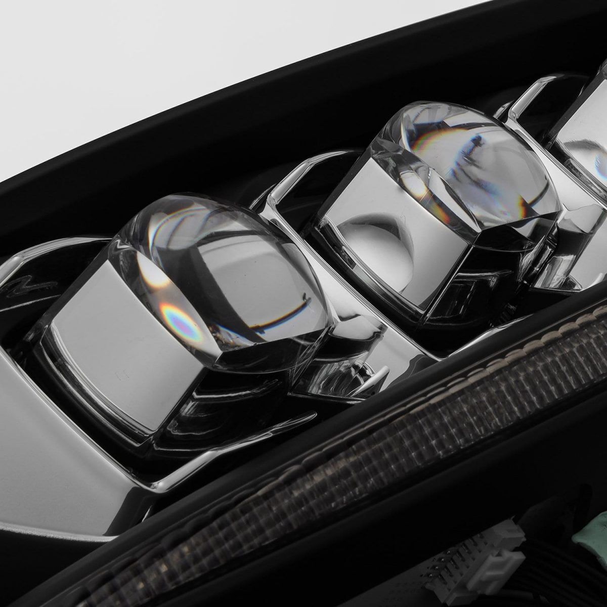 11-20 Toyota Sienna NOVA-Series LED Projector Headlights Black by AlphaRex