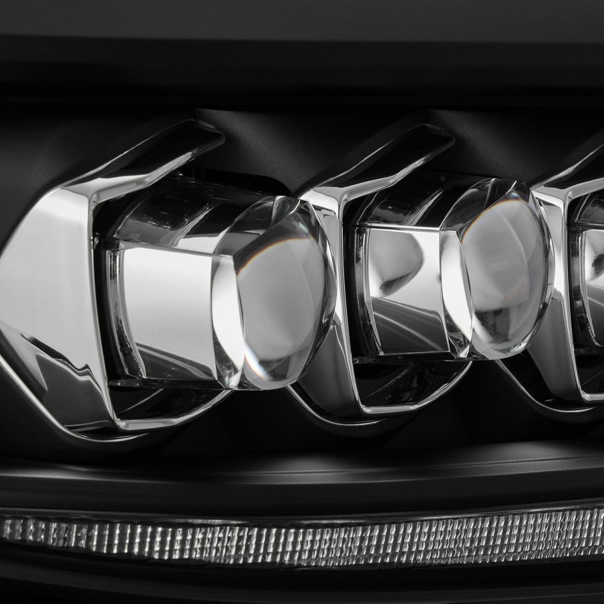 11-20 Toyota Sienna NOVA-Series LED Projector Headlights Black by AlphaRex