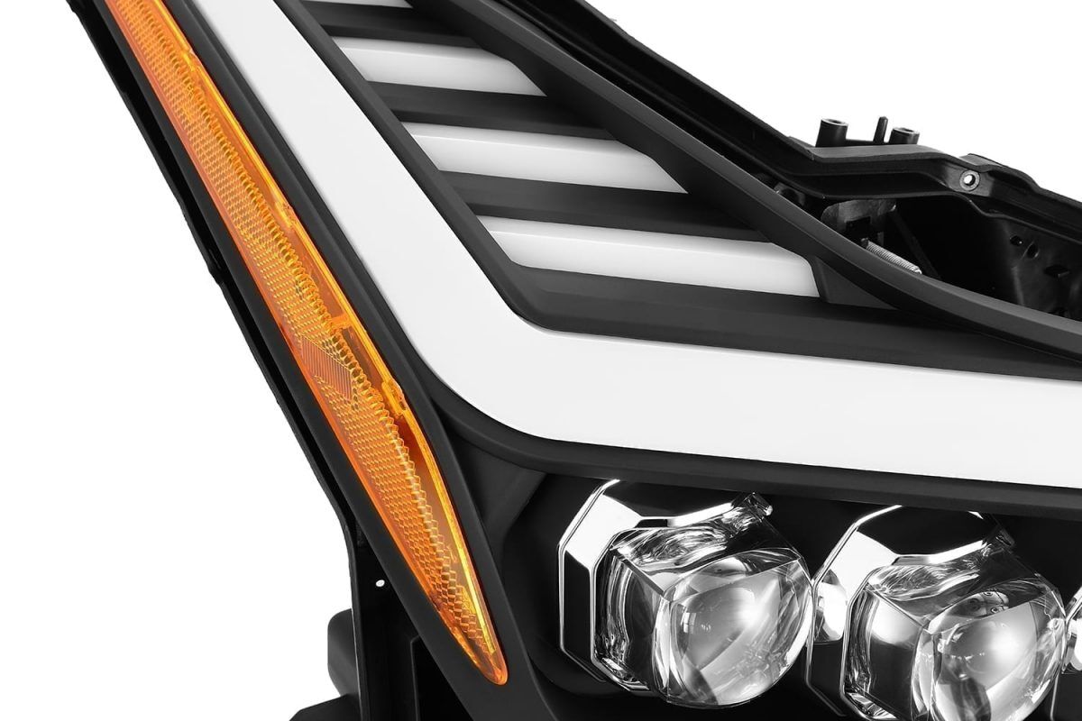 08-13 Infiniti G37 Coupe NOVA-Series LED Projector Headlights Black G2 by AlphaRex