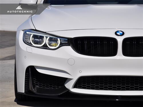 2014-2016 BMW M3 F80 Vaccumed Carbon Fiber Performante Aero Splitters