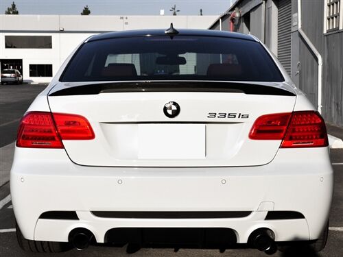 2007-2012 BMW 3-Series E92 Coupe Vacuumed Carbon Fiber Performante Trunk Spoiler