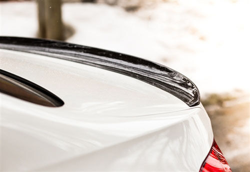 2012-2016 BMW 3-Series F30 Sedan Vacuumed Carbon Fiber Performante Trunk Spoiler
