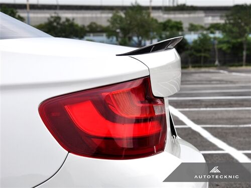 2014-2016 BMW 2-Series F22 Coupe Vacuumed Carbon Fiber Performante Trunk Spoiler