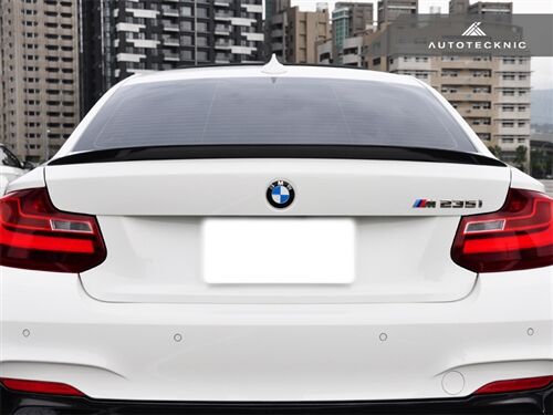 2014-2016 BMW 2-Series F22 Coupe Vacuumed Carbon Fiber Performante Trunk Spoiler