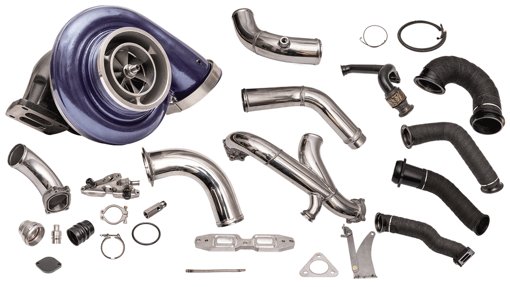 ATS Diesel ATS Aurora 6000 Plus Compound Turbo Kit 2015+ Ford 6.7L Powerstroke - 2029623416