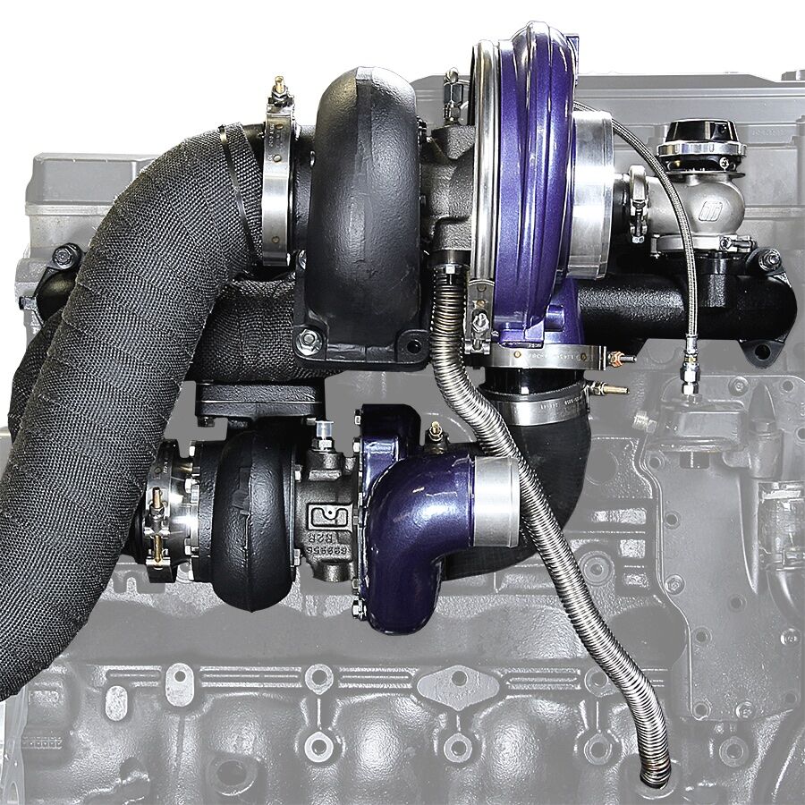 ATS Diesel Aurora 3000/5000 Twin Turbo Kit Dodge 1994-1998 12V - 202A352164