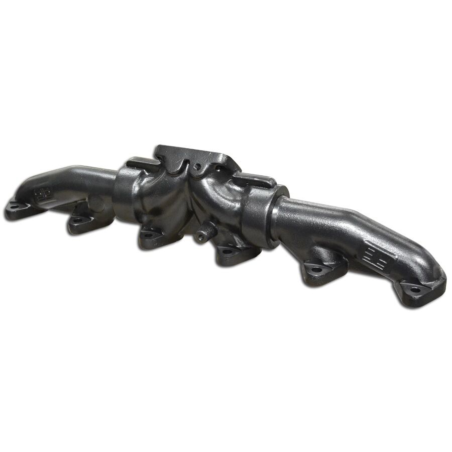 ATS Diesel 1994-98 5.9L Cummins 3-Piece Pulse Flow Exhaust Manifold Kit T-3 Turbo Flange Non Wastegated Ceramic Coated Black