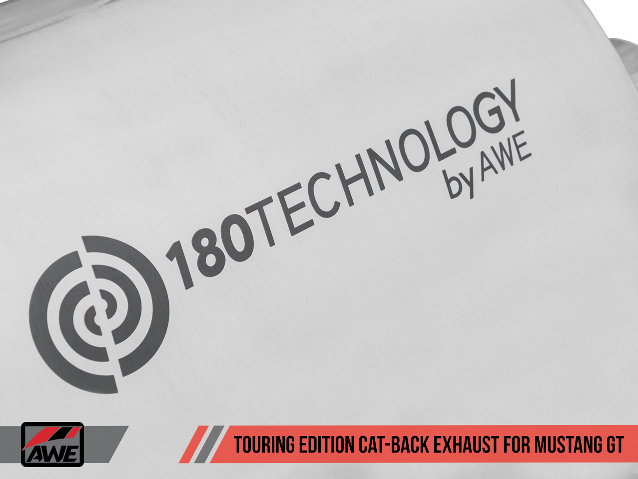 AWE Tuning Touring Edition Cat-back Exhaust for S550 Mustang GT - Dual Tip - Chrome Silver Tips