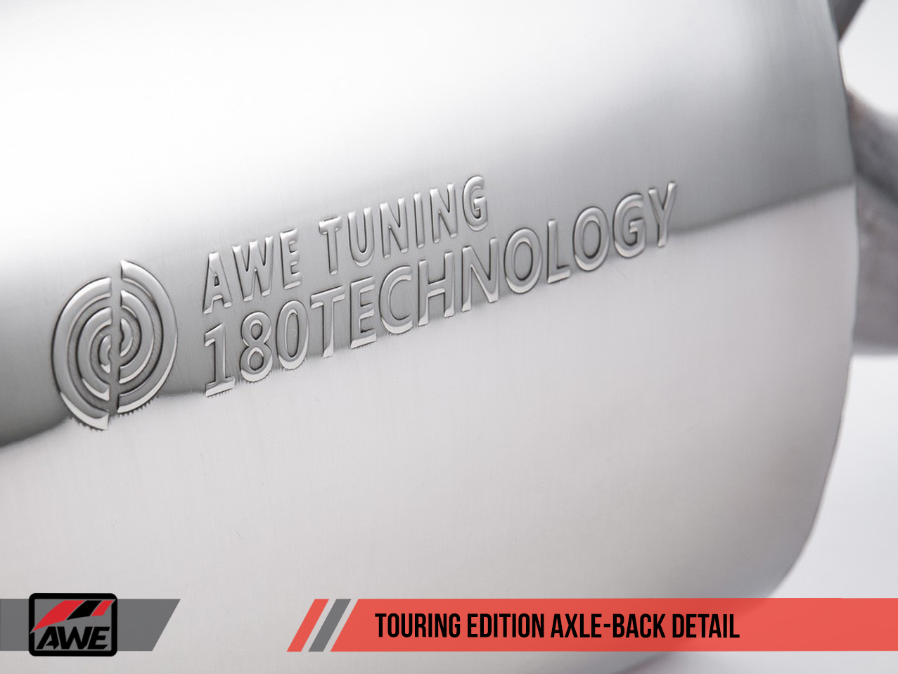 AWE Tuning Touring Edition Axle-back Exhaust for BMW F3X 28i / 30i, Single Side -- Diamond Black Tips (80mm)