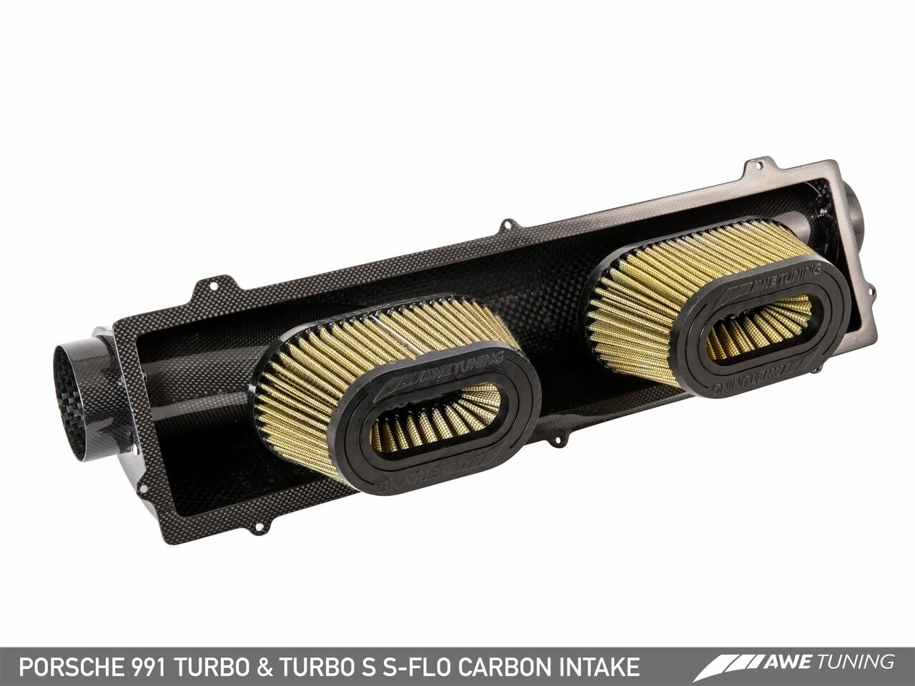 AWE Tuning S-FLO Carbon Intake for Porsche 991 Turbo and Turbo S