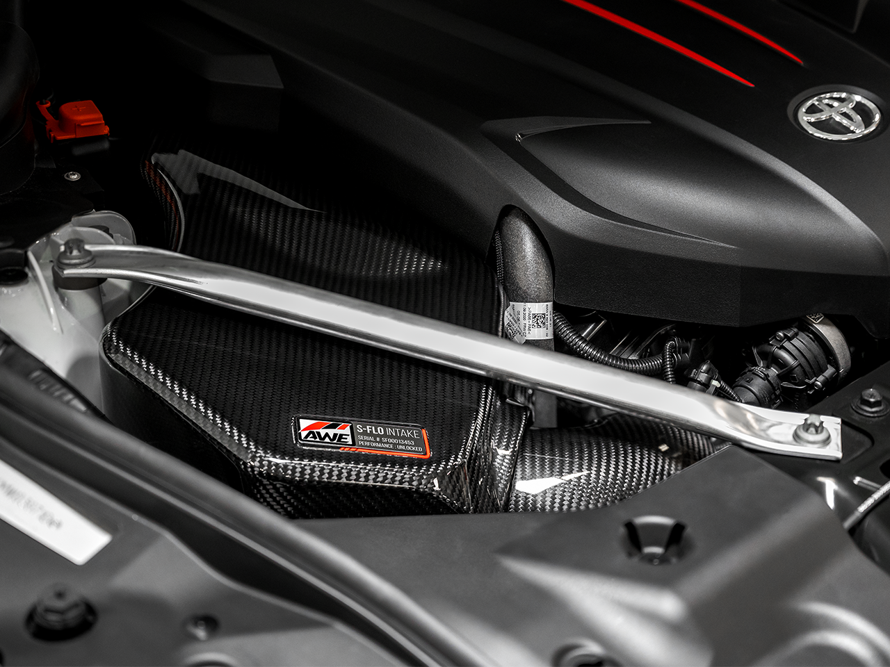 AWE Tuning S-FLO Carbon Intake Lid for 2020-2024 GR Supra