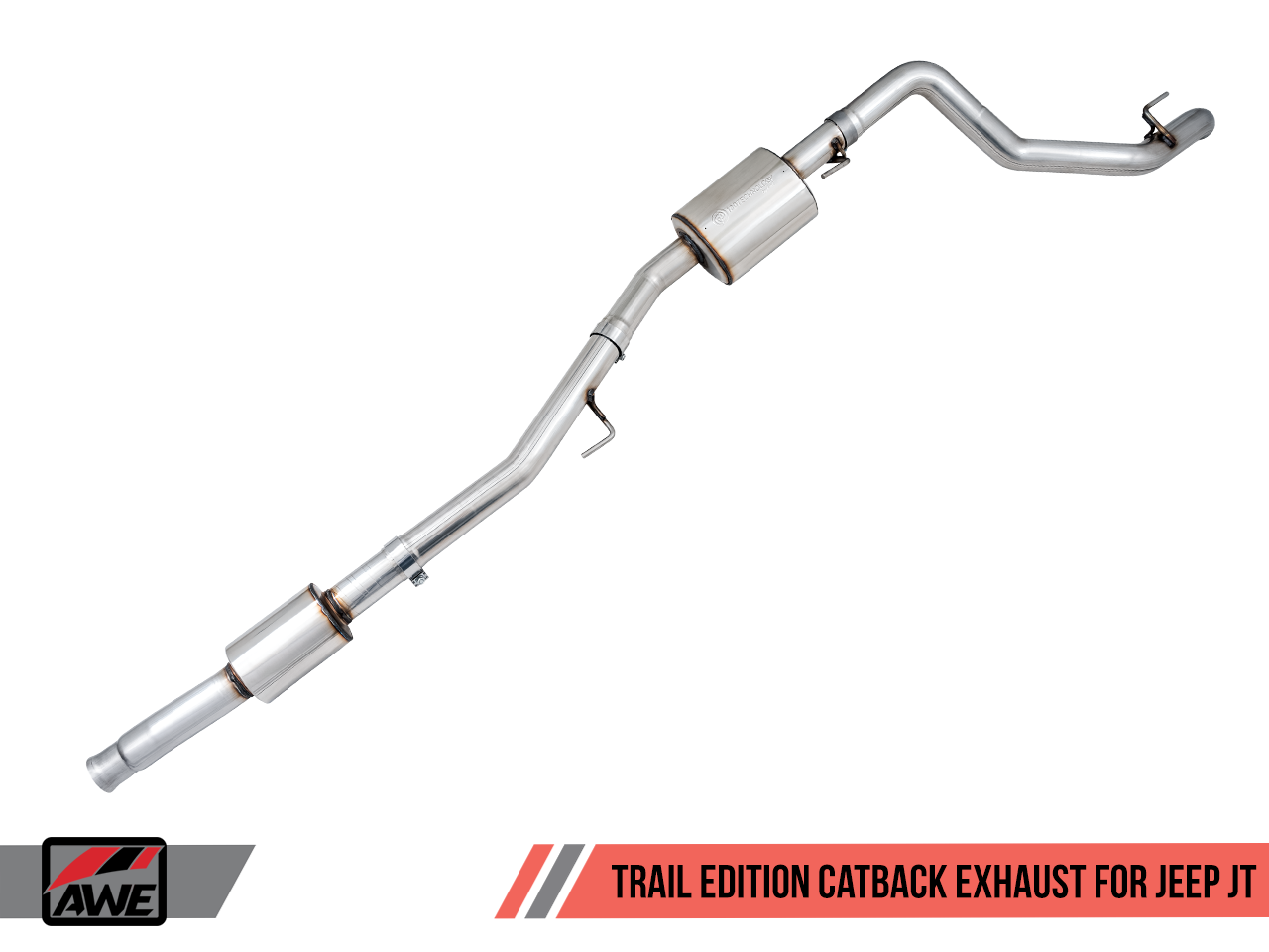 AWE Tuning Trail Edition Catback Exhaust for Jeep JT 3.6L