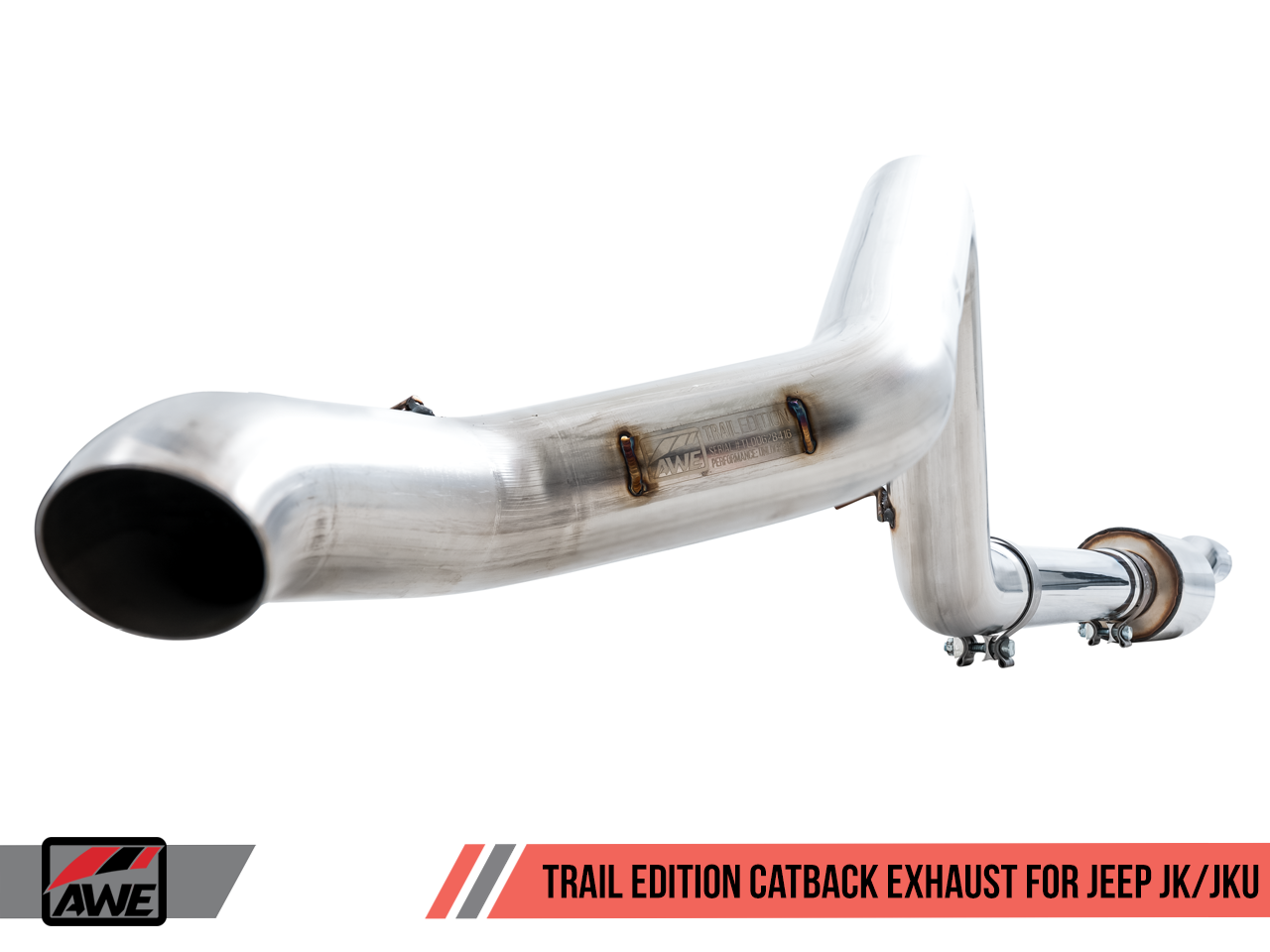 AWE Tuning Trail Edition Catback Exhaust for Jeep JK/JKU 3.6L