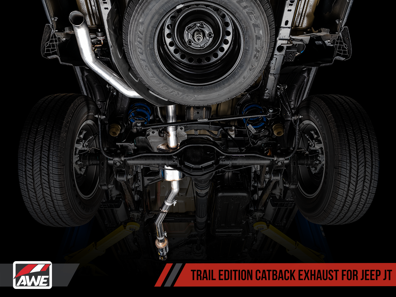 AWE Tuning Trail Edition Catback Exhaust for Jeep JT 3.6L