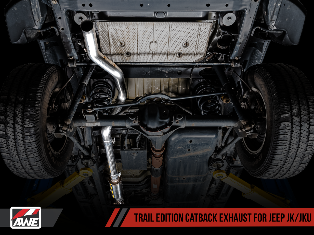 AWE Tuning Trail Edition Catback Exhaust for Jeep JK/JKU 3.6L