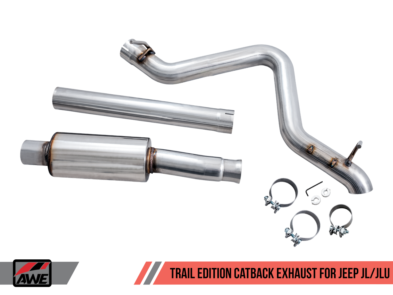 AWE Tuning Trail Edition Catback Exhaust for Jeep JL/JLU 3.6L