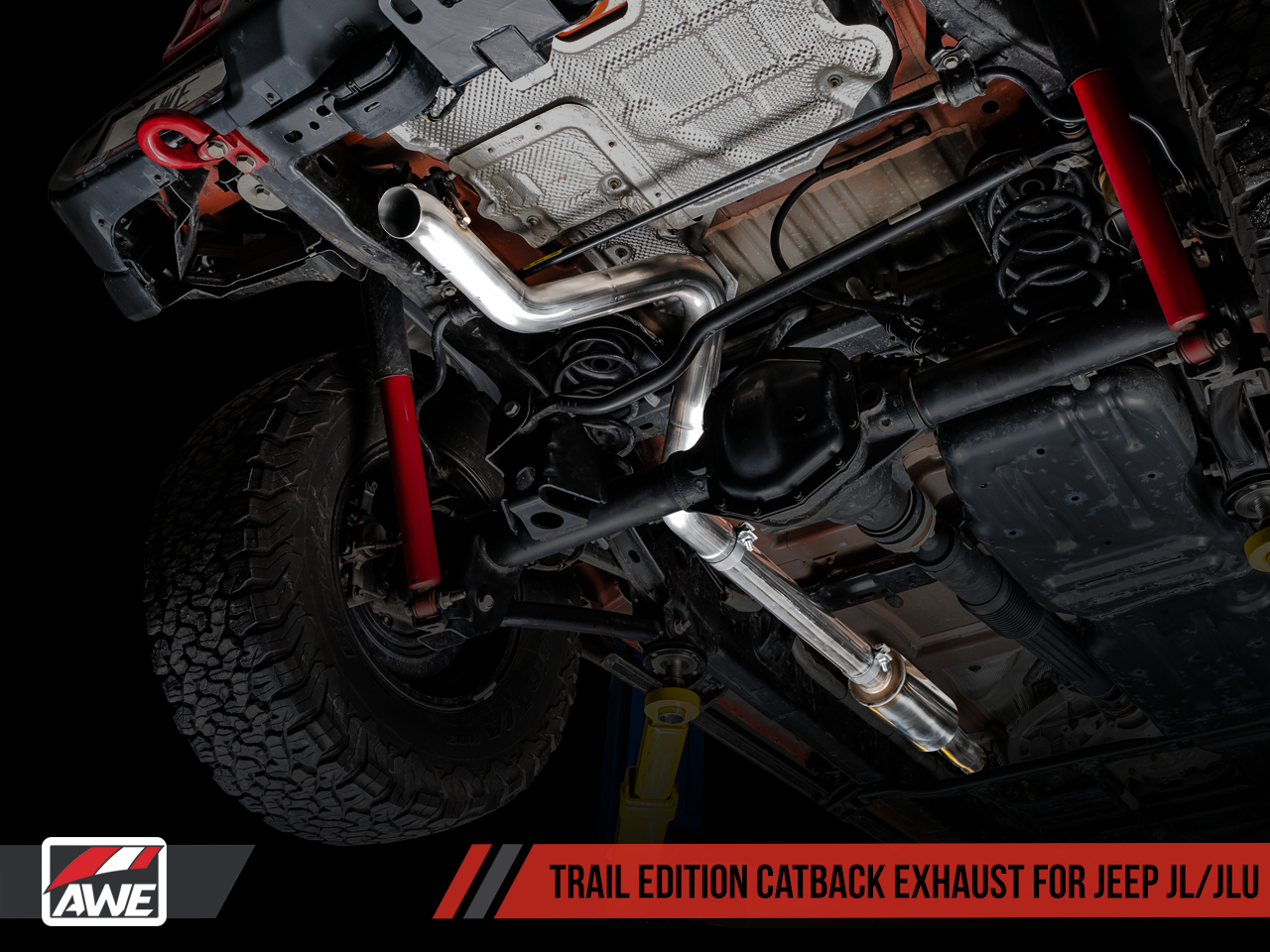 AWE Tuning Trail Edition Catback Exhaust for Jeep JL/JLU 3.6L