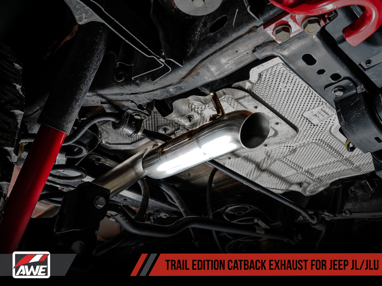 AWE Tuning Trail Edition Catback Exhaust for Jeep JL/JLU 3.6L