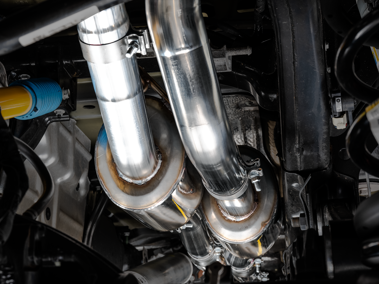 AWE Tuning 0FG Catback Exhaust for RAM TRX - Diamond Black Tips