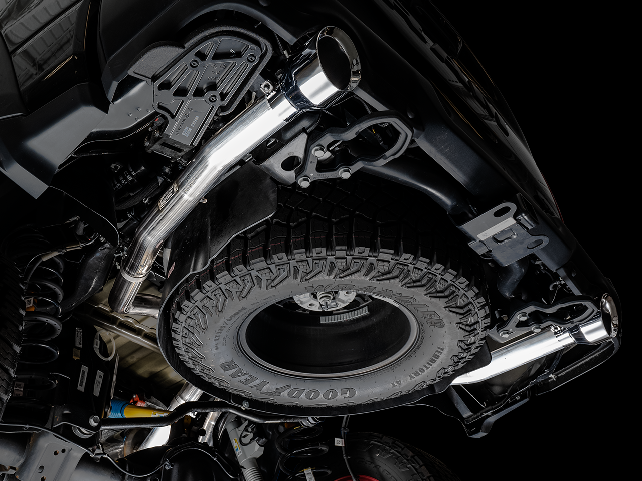 AWE Tuning 0FG Catback Exhaust for RAM TRX - Chrome Silver Tips
