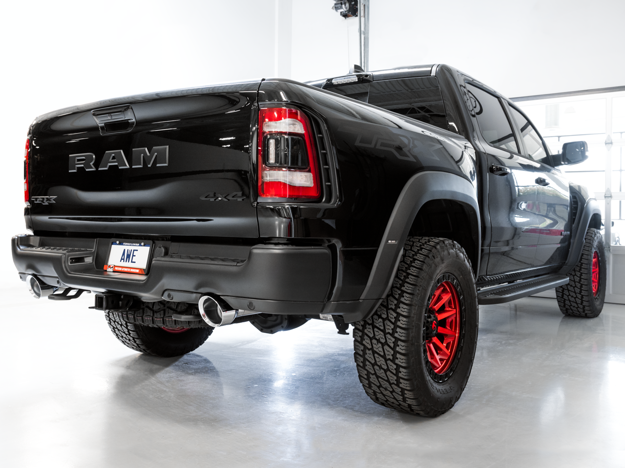 AWE Tuning 0FG Catback Exhaust for RAM TRX - Chrome Silver Tips