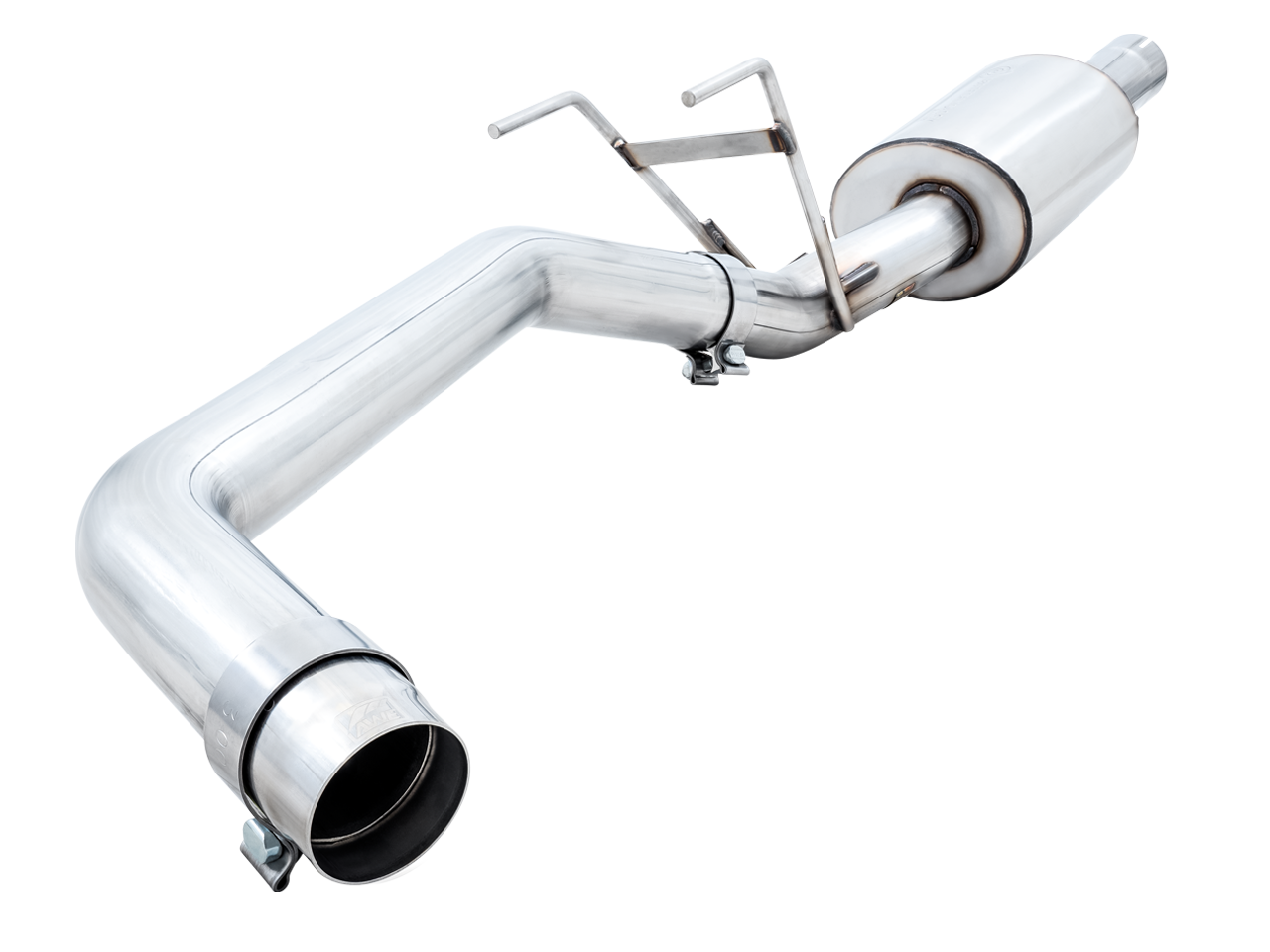 AWE Tuning 0FG Single Side Exit Catback Exhaust for 4th Gen RAM 1500 5.7L (without bumper cutouts) - Dual Chrome Tips