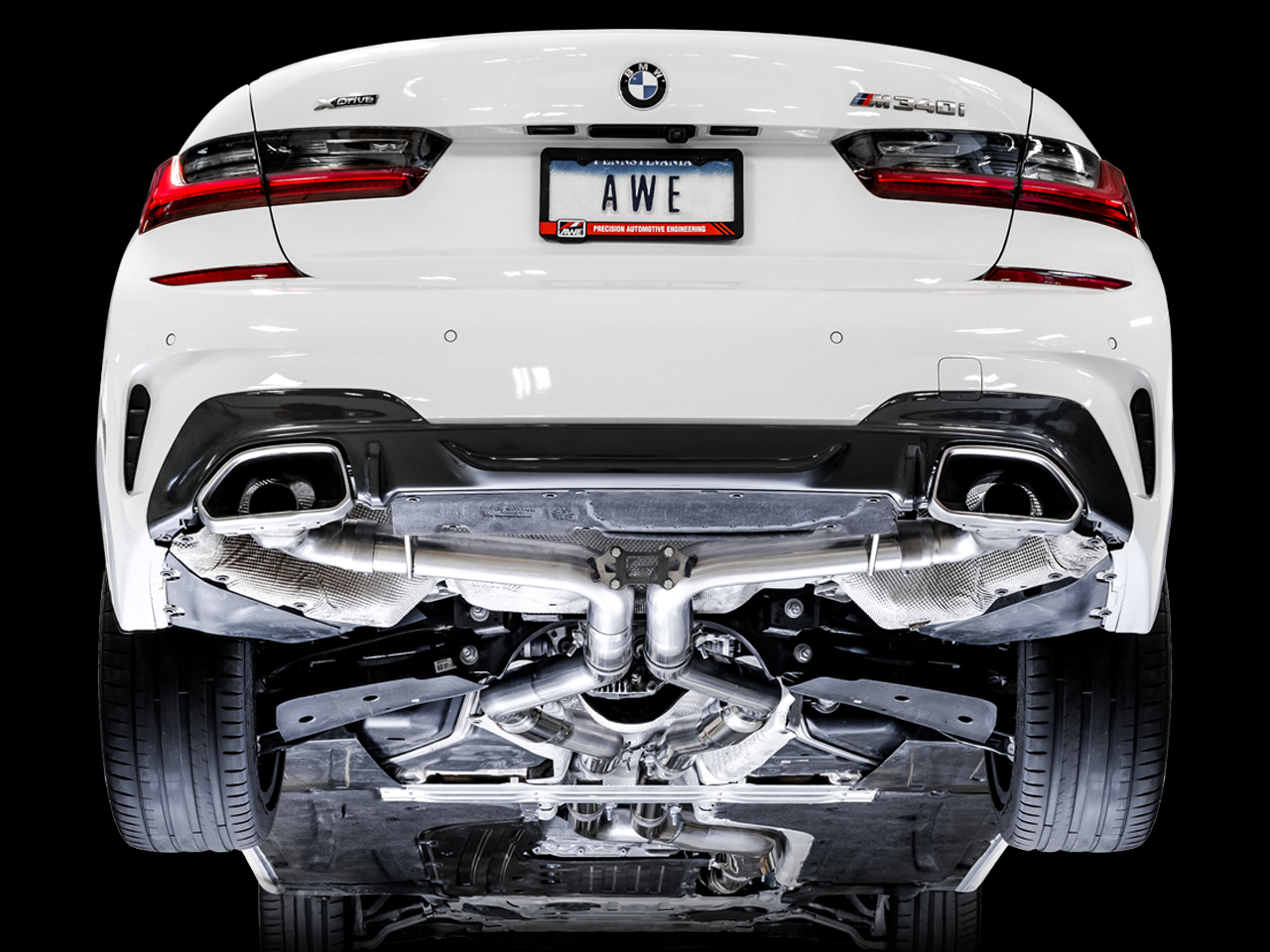 AWE Tuning Track Edition Exhaust for G2X M340i / M440i - OE Tips
