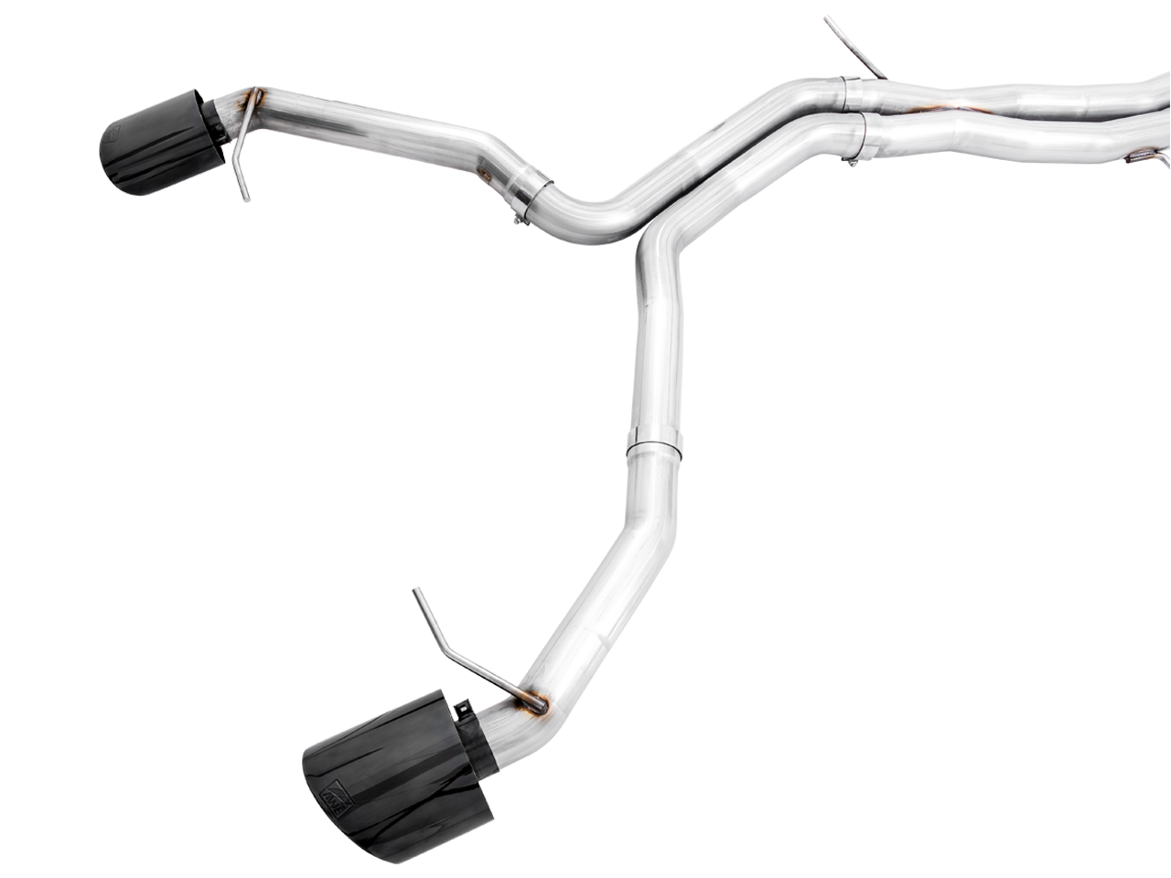 AWE Tuning Track Edition Exhaust for Audi B9.5 RS 5 Coupe - Non-Resonated - Diamond Black RS-style Tips