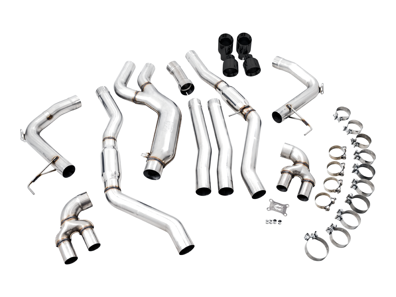 AWE Tuning Track Edition Exhaust for G2X M340i / M440i - Diamond Black Tips
