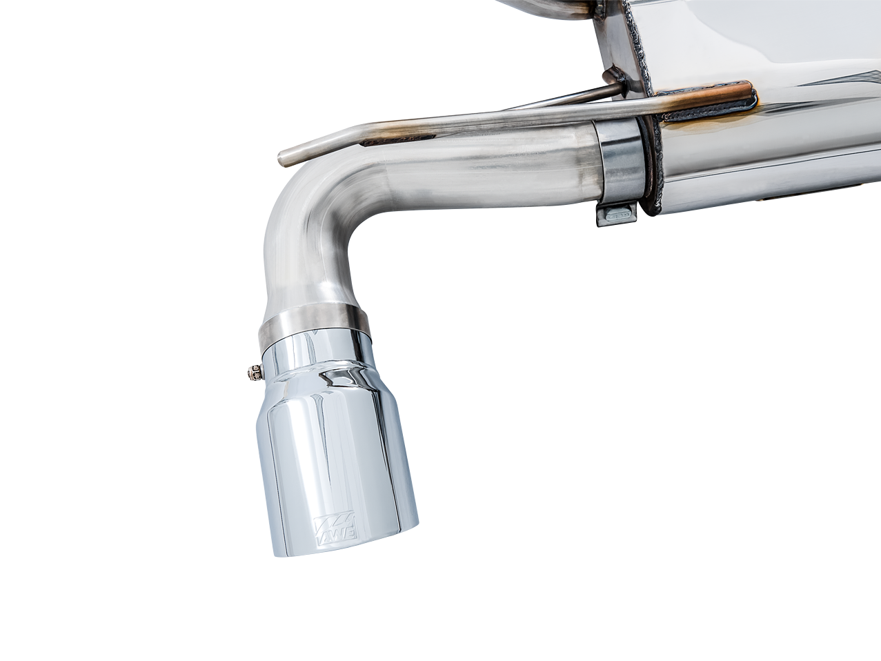 AWE Tuning SwitchPath Cat-back Exhaust (with Remote) for Ford Focus RS - Chrome Silver Tips