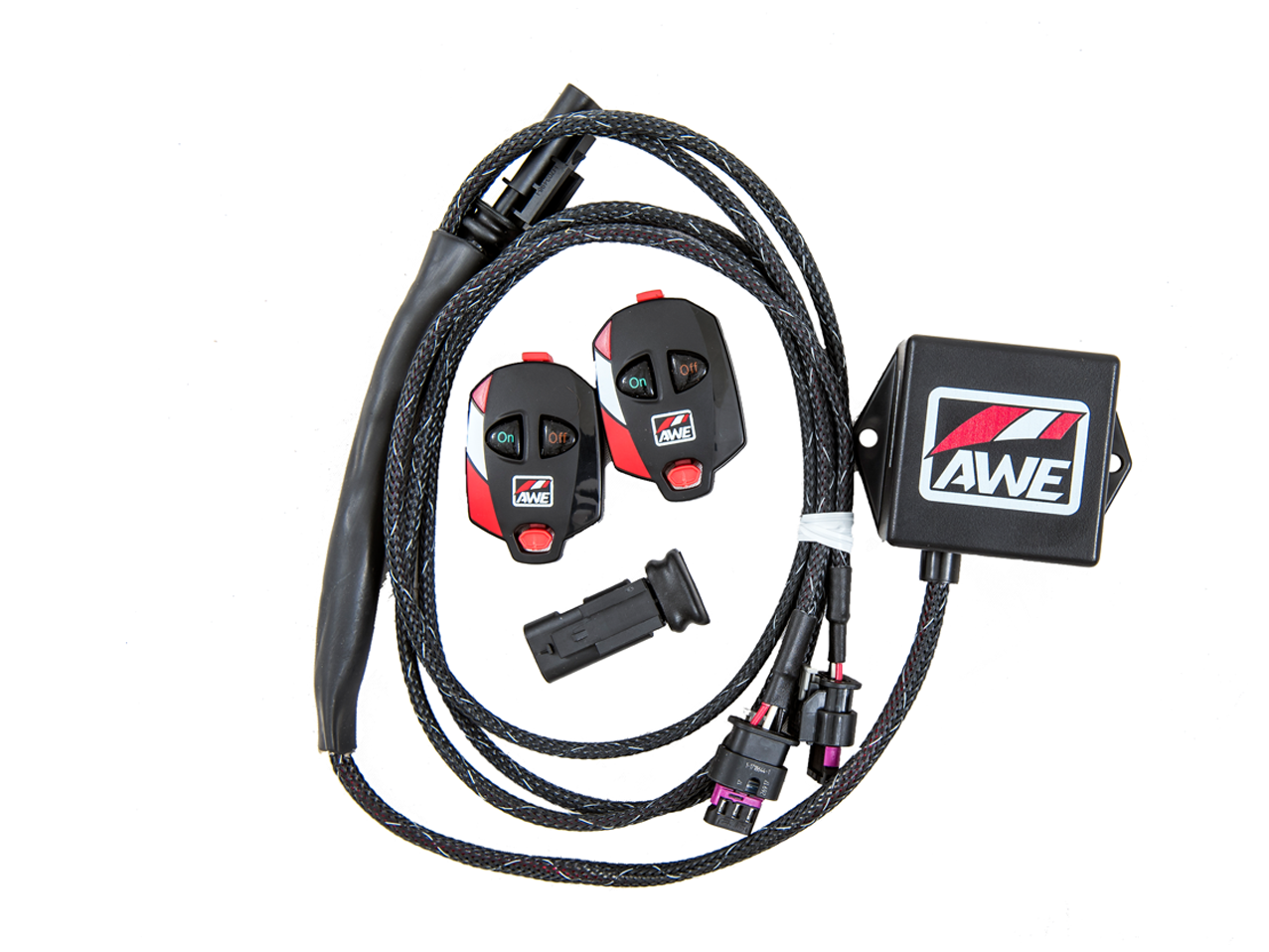 AWE Tuning SwitchPath Cat-back Exhaust (with Remote) for Ford Focus RS - Diamond Black Tips