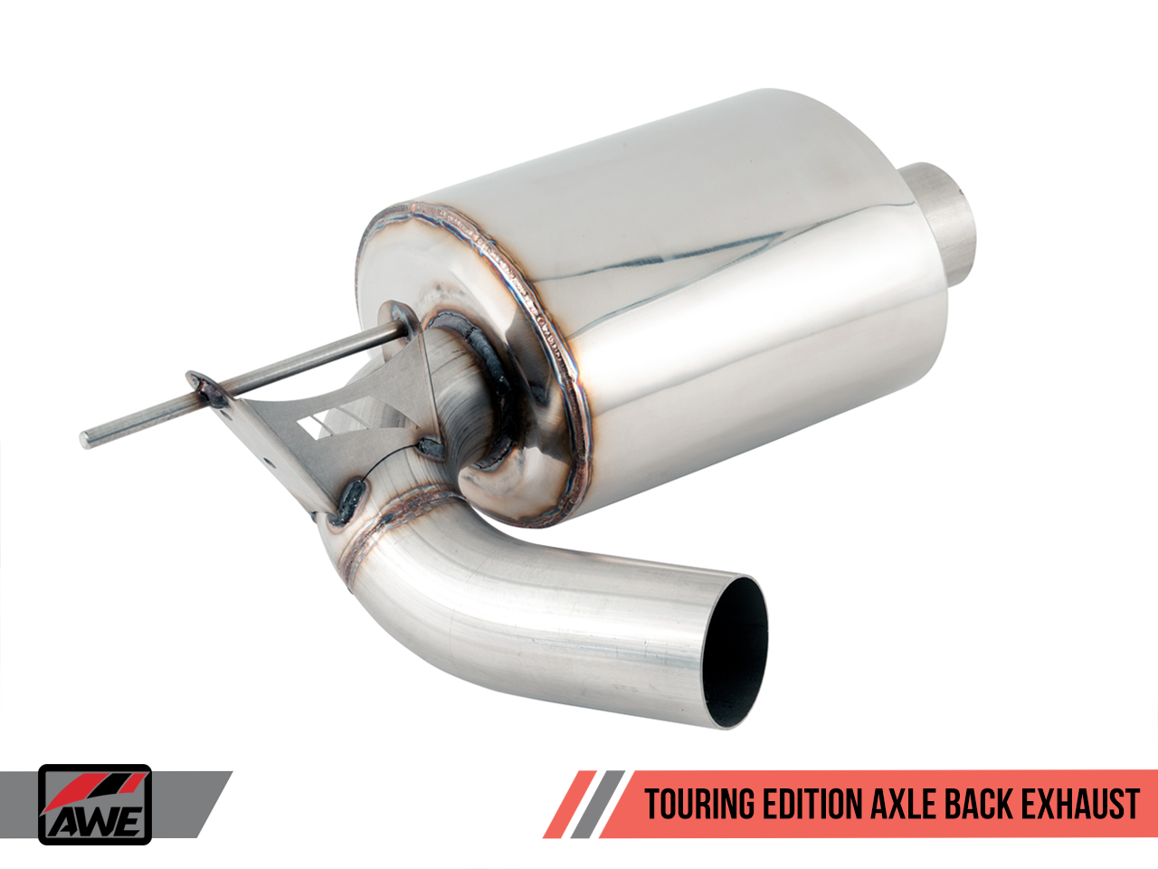 AWE Tuning Touring Edition Axle Back Exhaust for BMW F3X 335i/435i - Chrome Silver Tips (102mm)