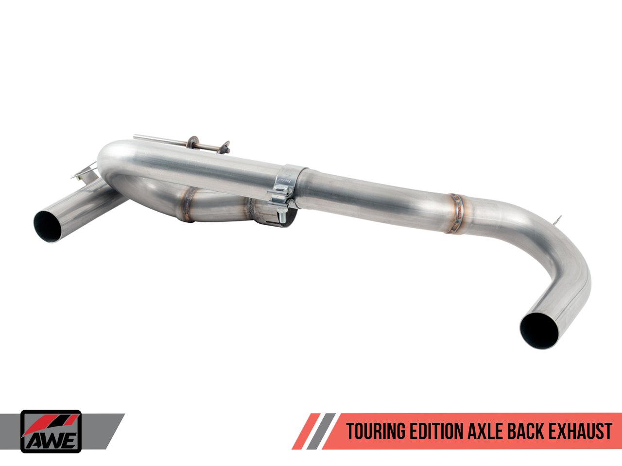 AWE Tuning Touring Edition Axle Back Exhaust for BMW F3X 335i/435i - Chrome Silver Tips (102mm)
