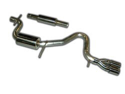 AWE Performance Cat-back Exhaust for Golf / Rabbit 2.5L - Chrome Tips - 3010-22020