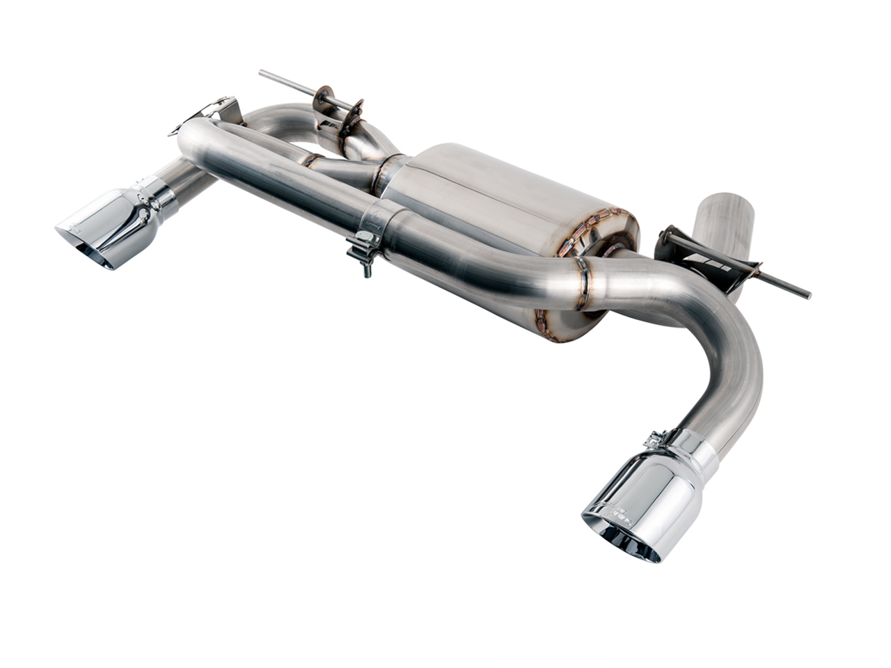 AWE Touring Edition Axle Back Exhaust for BMW F3X 340i / 440i - Chrome Silver Tips (102mm) - 3010-32034
