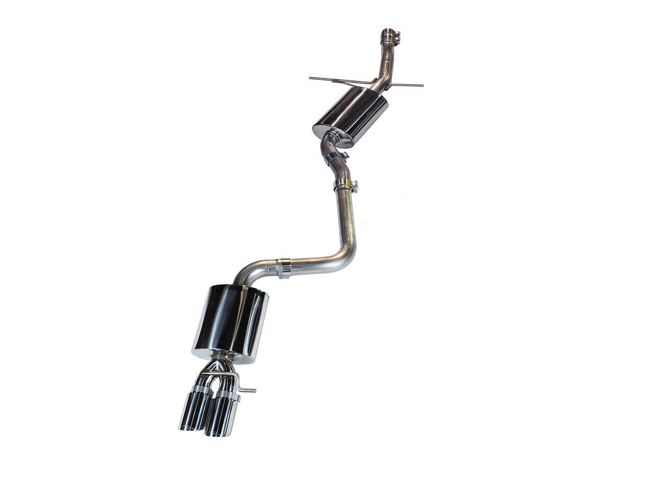 AWE Touring Edition Exhaust for B8 A4 2.0T - Single Side