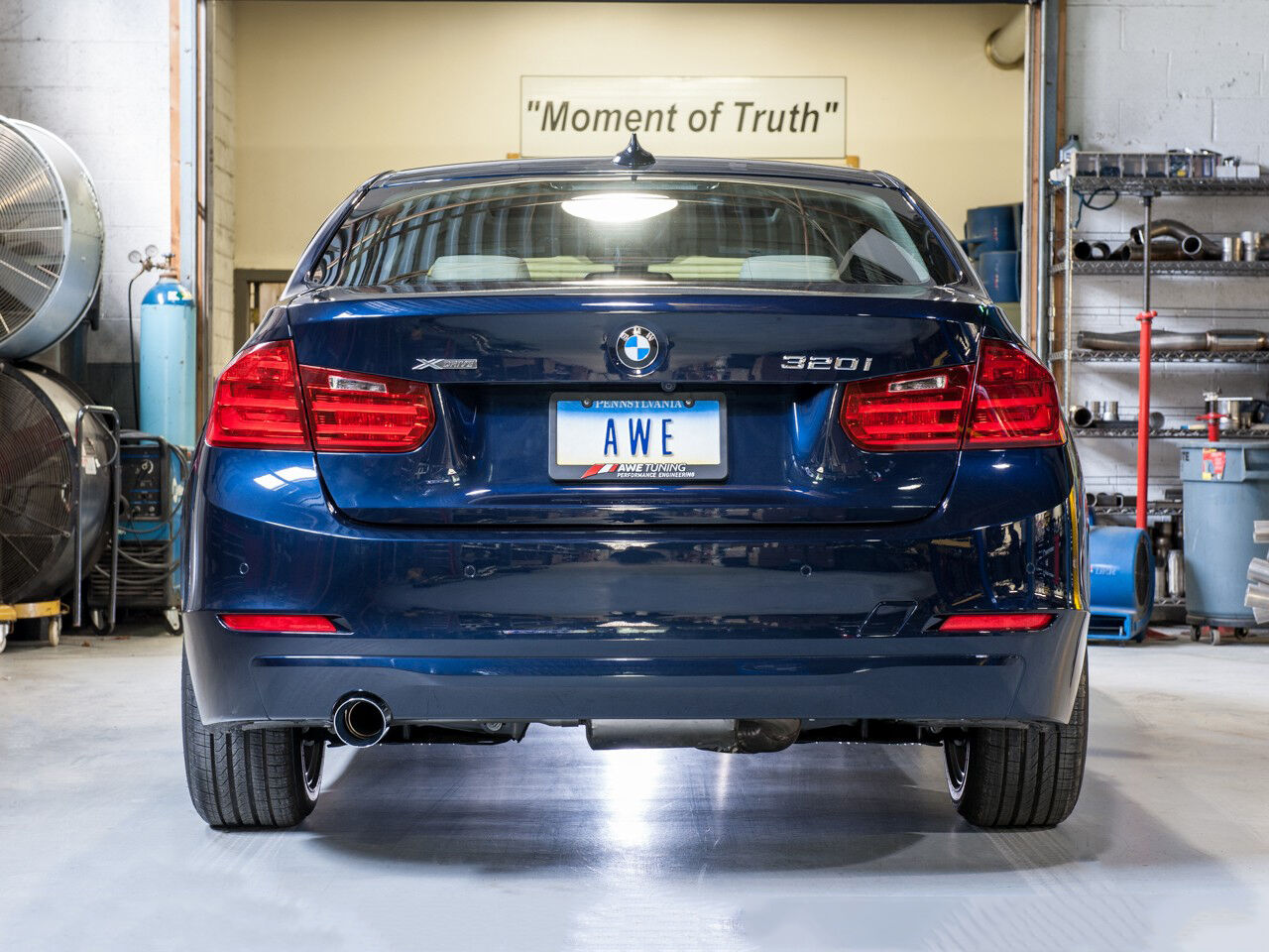 AWE Touring Edition Exhaust + Performance Mid Pipe for BMW F30 320i
