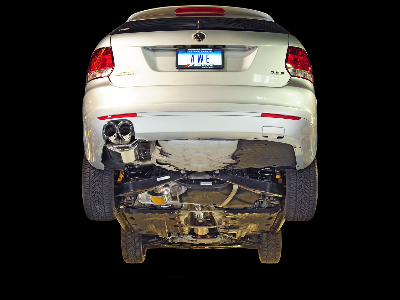 AWE Touring Edition Exhausts for MK5 Jetta