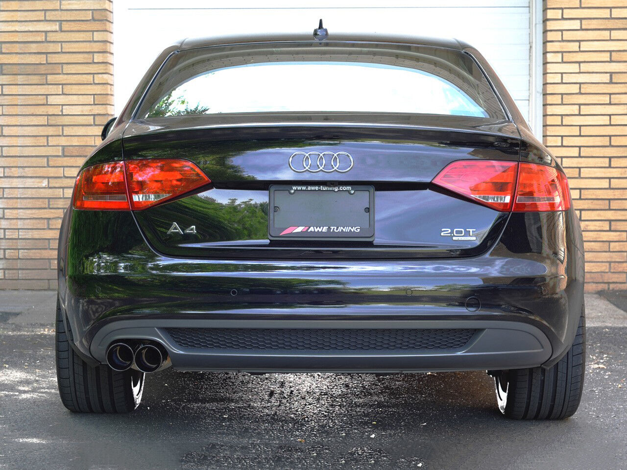 AWE Touring Edition Exhaust for B8 A4 2.0T - Single Side