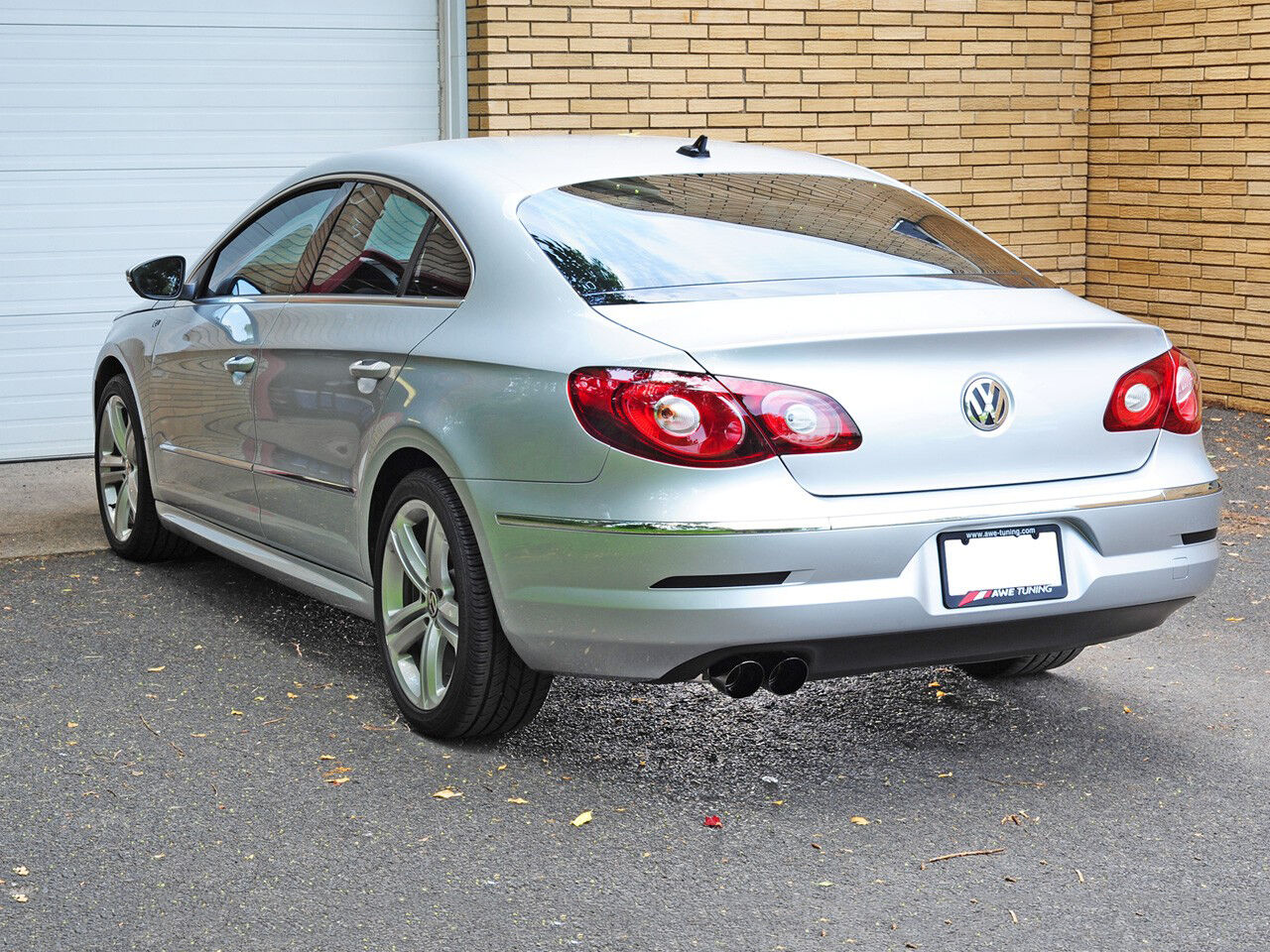 AWE Touring Edition Performance Exhaust for VW CC 2.0T - Diamond Black Tips - 3015-23014