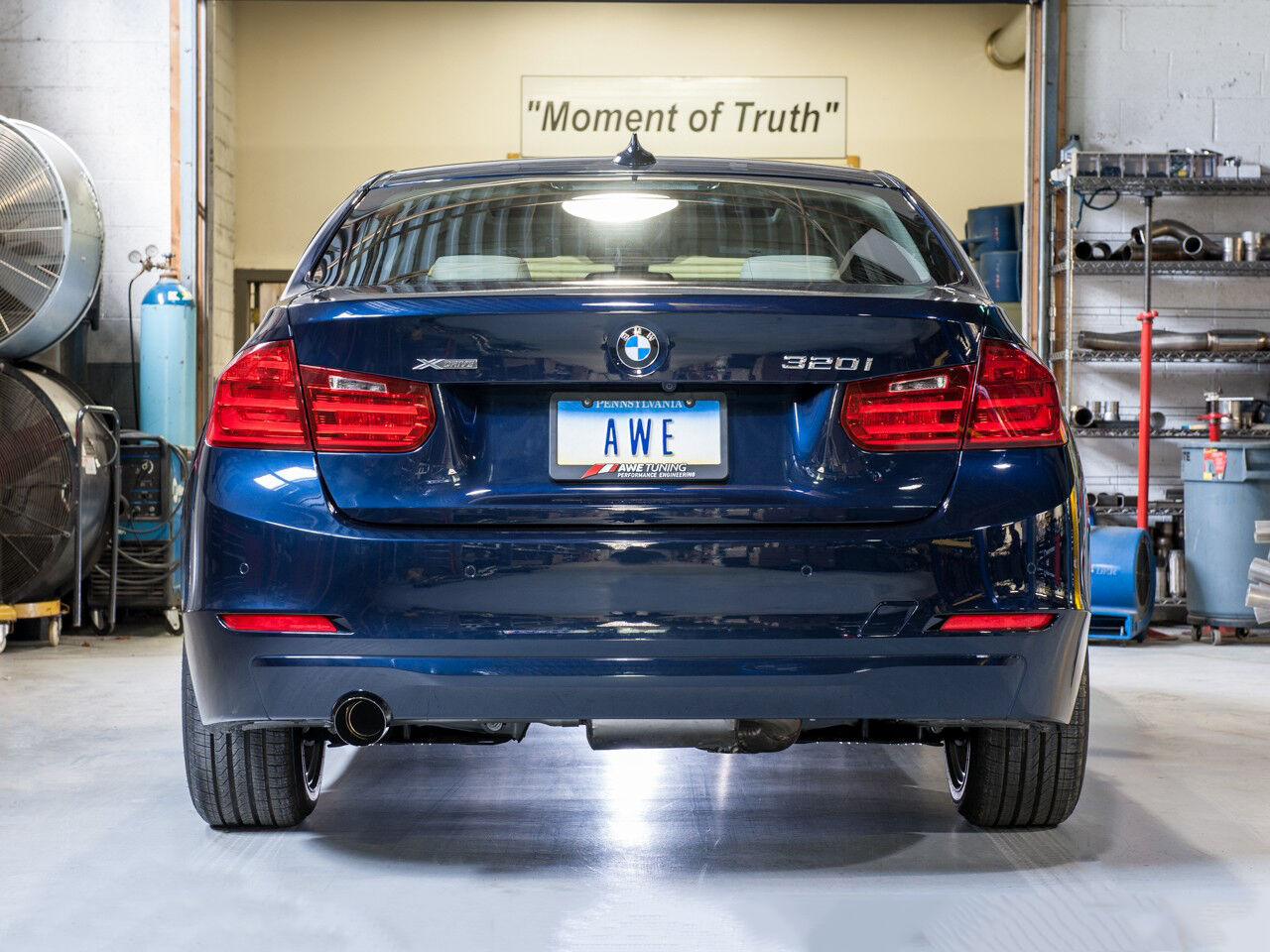 AWE Touring Edition Exhaust + Performance Mid Pipe for BMW F30 320i