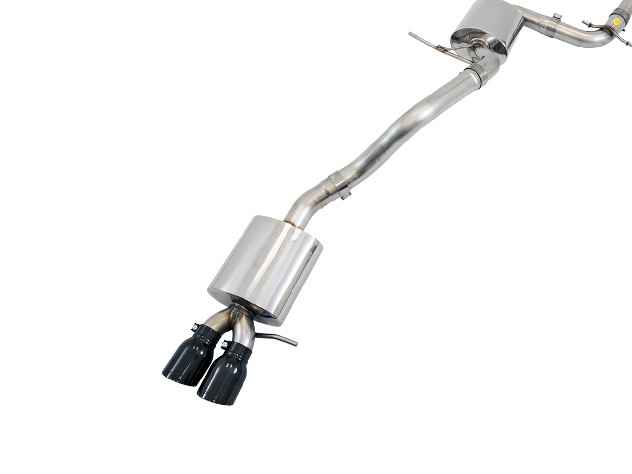 AWE Touring Edition Exhaust for MK6 Jetta 1.4T - Diamond Black Tips - 3015-23056