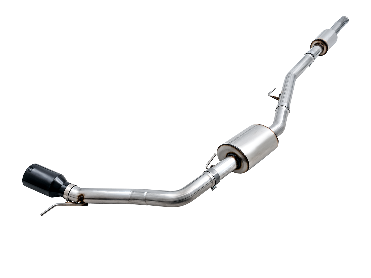 AWE Tread Edition Catback Single-Side Exhaust for Jeep JT 3.6L - Diamond Black Tip - 3015-23103