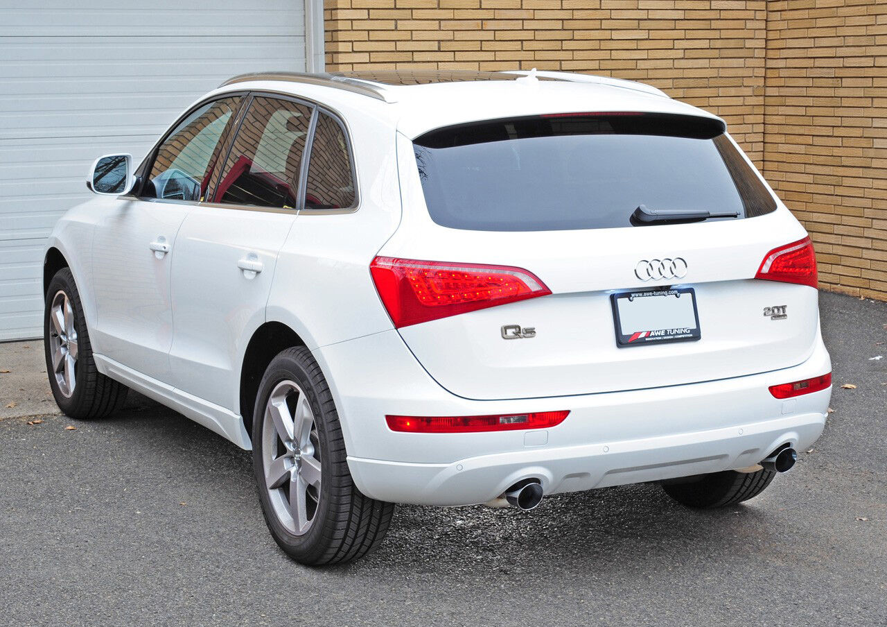 AWE Touring Edition Exhaust for 8R Q5 2.0T - Polished Silver Tips - 3015-32026