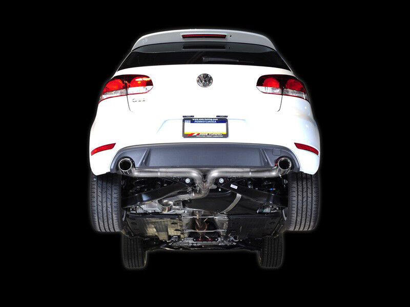 AWE Performance Catback Exhaust for Mk6 GTI - Chrome Silver Round Tips - 3015-32036