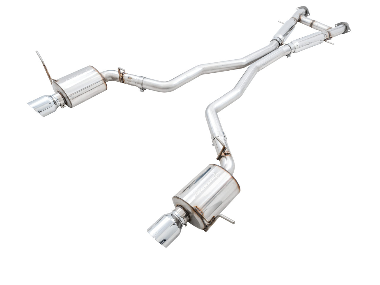 AWE Touring Edition Exhaust for Jeep Grand Cherokee SRT - Chrome Silver Tips - 3015-32123